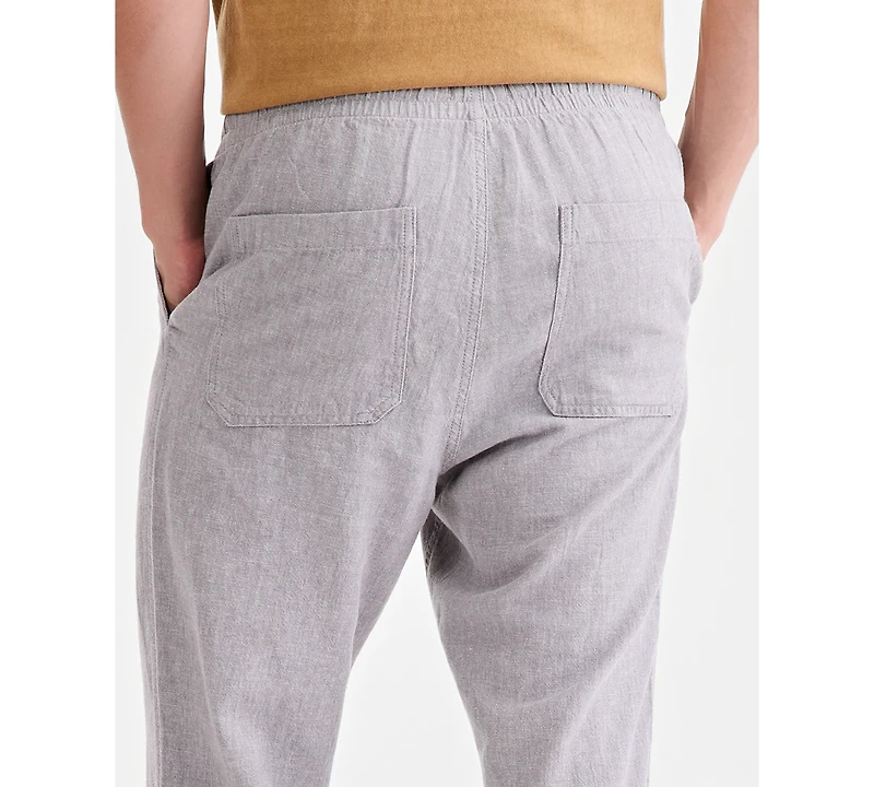 Sun + Stone Men's Devin Linen-Blend Jogger Pants, Macy's Exclusive