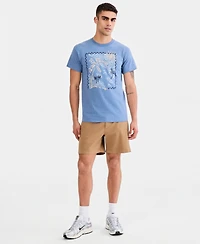 Sun + Stone Men's Cotton Palm Island Graphic T-Shirt, Macy's Exclusive