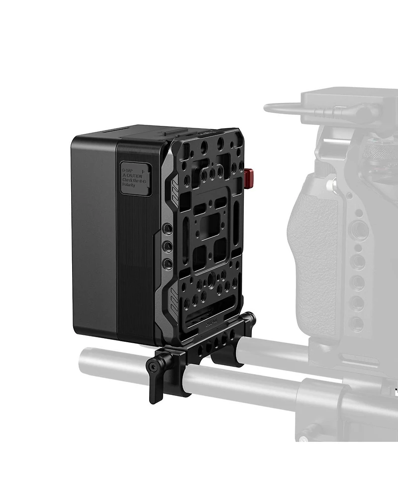 SmallRig VB99 Pro Mini Rechargeable V-Mount Battery with 15mm Dual Rod Clamp Battery Plate