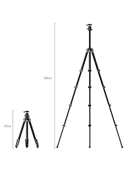 SmallRig 5-Section Carbon Fiber Portable Photo Tripod with Ball Head