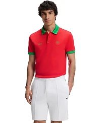 Boss by Hugo Men's Paddy Portugal Country Flag Trim Polo Shirt