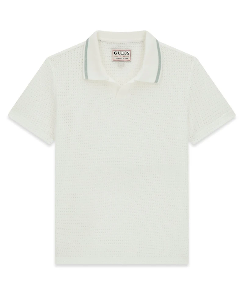 Guess Boys' 8-16 Short Sleeve Polo Shirt