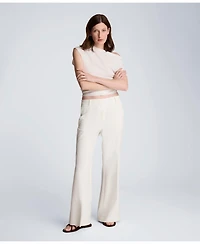 Kenneth Cole Women's Asymmetrical Drape Short-Sleeve Top