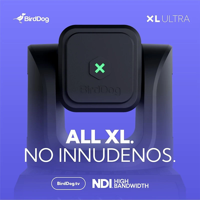 BirdDog Xl Ultra 4K Ultra Hd Ndi HX3/HX2 Hdmi/3G-sdi/Usb 20x Ptz Camera with Ai Tracking