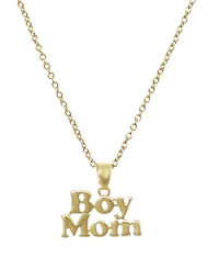 Adornia Gold Boymom 14k Gold Plated Pendant Necklace