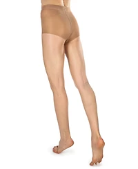MeMoi Women's Nudes Ultra Bare Toeless Luxe Pantyhose with High-Cut Control Top
