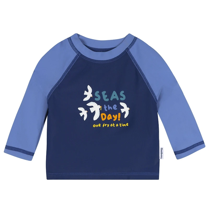 Gerber Baby Boy's 2-Piece Rash guard and Trunks Set