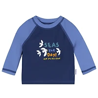 Gerber Baby Boy's 2-Piece Rash guard and Trunks Set