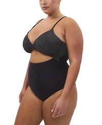 Biliblond Women's Lurex Onepiece Swimsuit