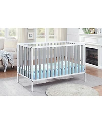 Jujabu 3 in 1 Convertible Solid Wood Island Crib Two Tone Modern Classic