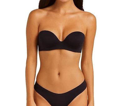 Lands' End Women's Strapless Convertible Bra True Solutions Light Weight Microfiber Basics