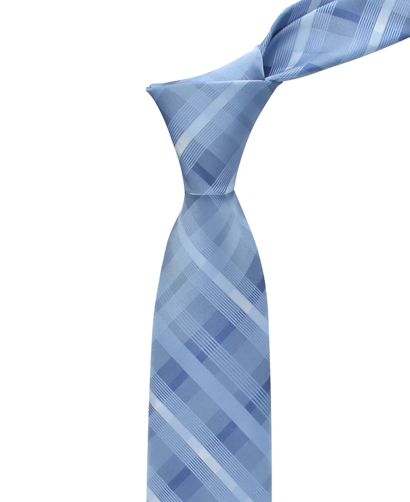 Calvin Klein Men's Drogo Plaid Pattern Tie