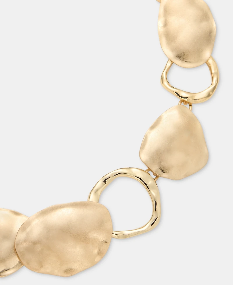 Style & Co Gold-Tone Pendant Link Necklace, Macy's Exclusive