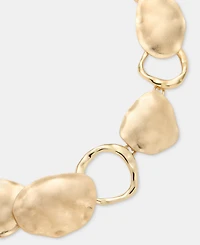 Style & Co Gold-Tone Pendant Link Necklace, Macy's Exclusive