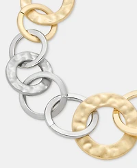 Style & Co Two-Tone Link Chain Bracelet, Macy's Exclusive