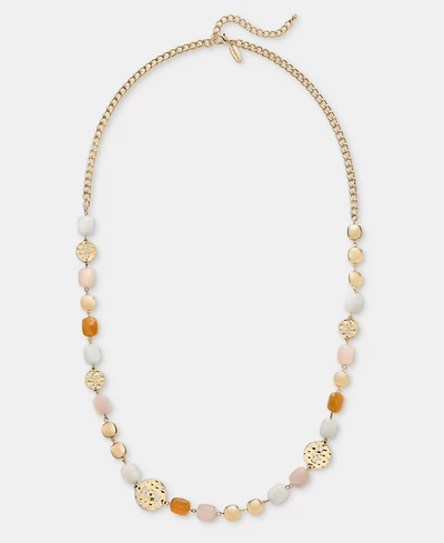 Style & Co Gold-Tone 36" Beaded Strand Necklace, Macy's Exclusive