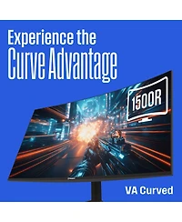 Westinghouse 24" Curved Gaming Monitor, 165Hz, 1080p, 1500R, Amd FreeSync, Built-in Speakers, Hdmi & Dp