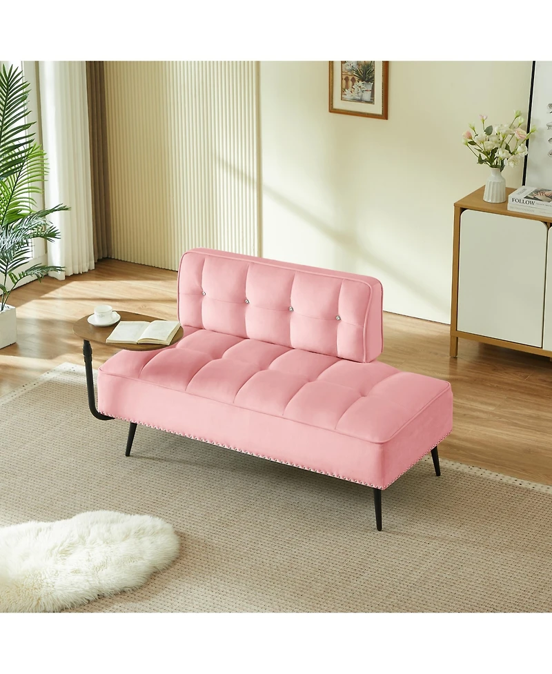 Rainsken 54" Velvet Upholstered Loveseat