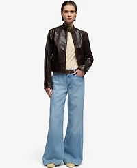 7 For All Mankind Women's Modern Dojo High-Rise Flare-Leg Jeans