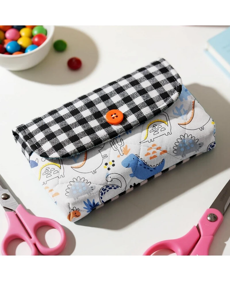 Gnuadz 8pcs 20'' Dinosaur Fat Quarter Cotton Fabric Quilting Patchwork Craft Sheets