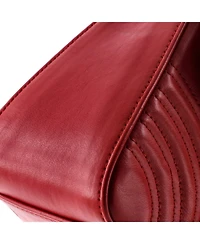 Pre-Owned Gucci Mini Gg Marmont Top Handle Flap Bag Matelasse Leather