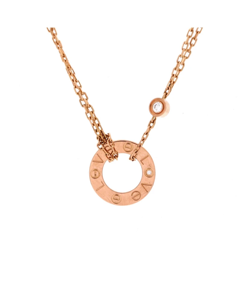 Pre-Owned Cartier Diamonds Love Pendant Necklace