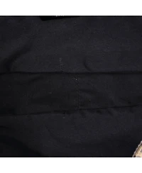 Pre-Owned Fendi Large Baguette Zucca and Pequin Canvas with Zucca Suede