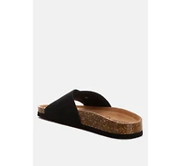 London Rag Women's Aranda Buckled Slide-On Sandals