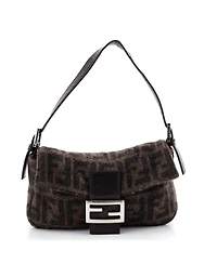 Pre-Owned Fendi Baguette Bag Zucca Wool