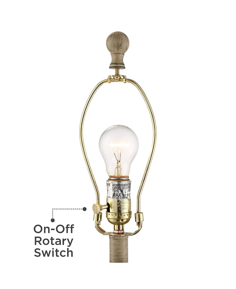 Regency Hill Serena Traditional Country Cottage Table Lamps 27 1/2" Tall Set of 2