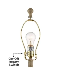 Regency Hill Serena Traditional Country Cottage Table Lamps 27 1/2" Tall Set of 2