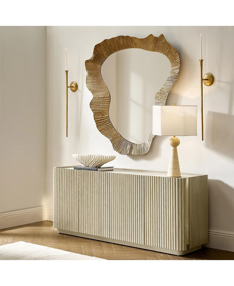 Z Gallerie Alviso Travertine Table Lamp