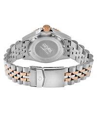 Gevril Men's Wall Street Swiss Automatic Two-Tone Ss/Iprg Bracelet Watch