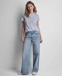 Dkny Jeans Women's Short-Sleeve Crewneck T-Shirt