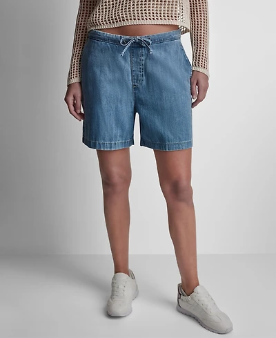 Dkny Jeans Women's Mid-Rise Pull-On Shorts