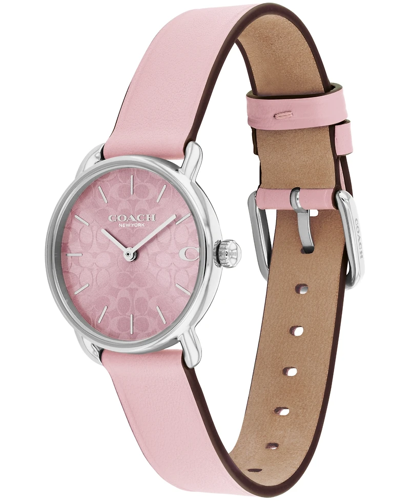 Coach Women's Elliot Blush Leather Bracelet Watch, 28mm
