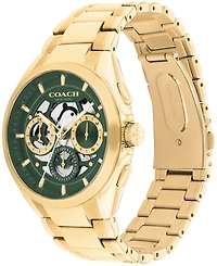 Coach Men's Jackson Gold Tone Stainless Steel Bracelet Watch, 41.5mm