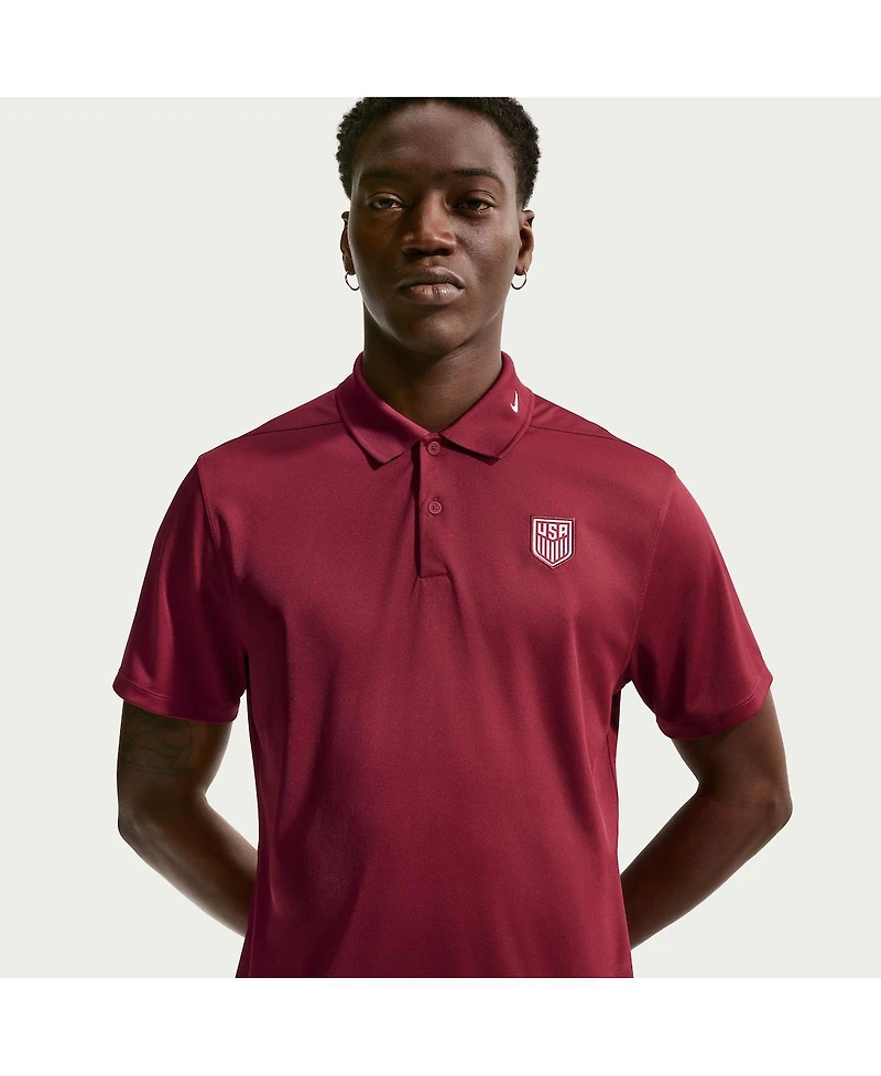 Nike Men's Royal Usmnt Dri-fit Victory Polo Shirt