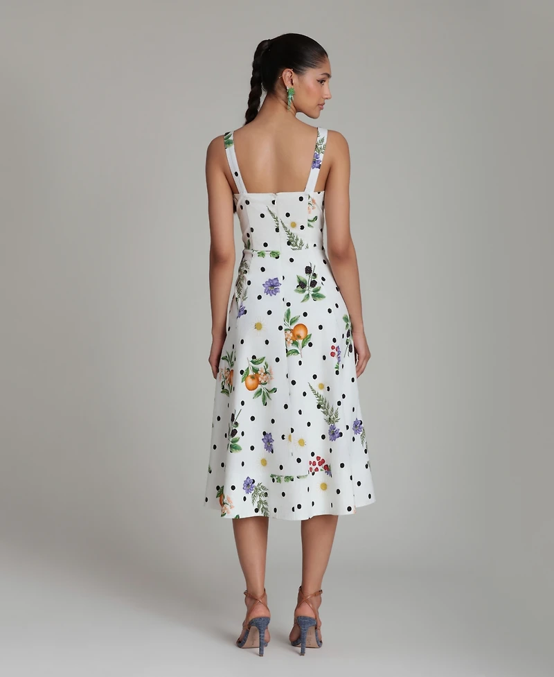 Avec Les Filles Women's Fit & Flare Floral-Print Dress
