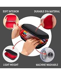 Gnuadz Rainbow Pencil Box Cute School Stationery Organizer Case