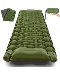 Gnuadz Self Inflating Sleeping Pad with Foot Pump for Camping Hiking Outdoor Recreation Gear