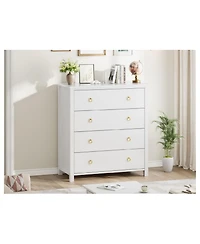 Gaomon Bedroom Dresser with 4 Drawers Clothes Storage Cabinet