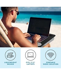 Gnuadz Laptop Lap Desk Pillow Cushion Leather