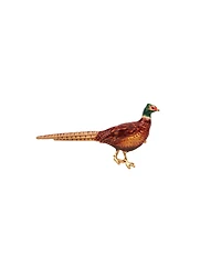 Fable England Pheasant Enamel Brooch