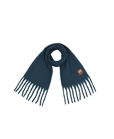 Fable England Cosy Teal Boucle Scarf