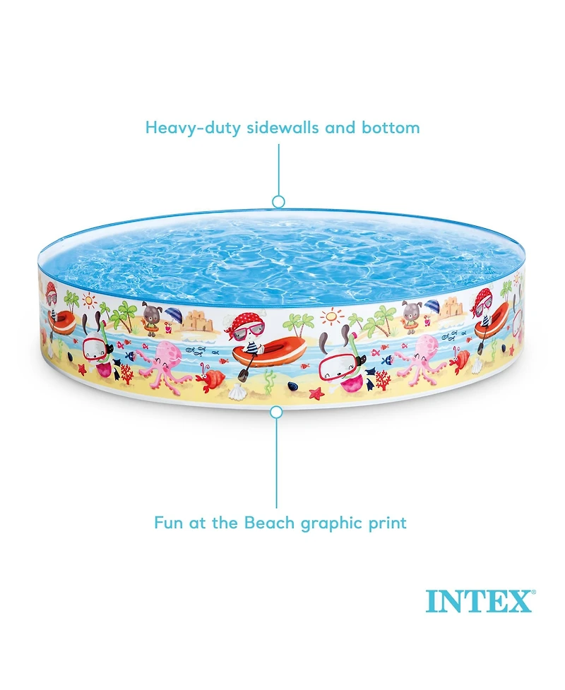 Intex Beach Days Snapset Instant Kids Childrens Swimming Pool