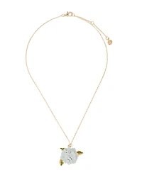 Fable England Enamel Hydrangea Necklace