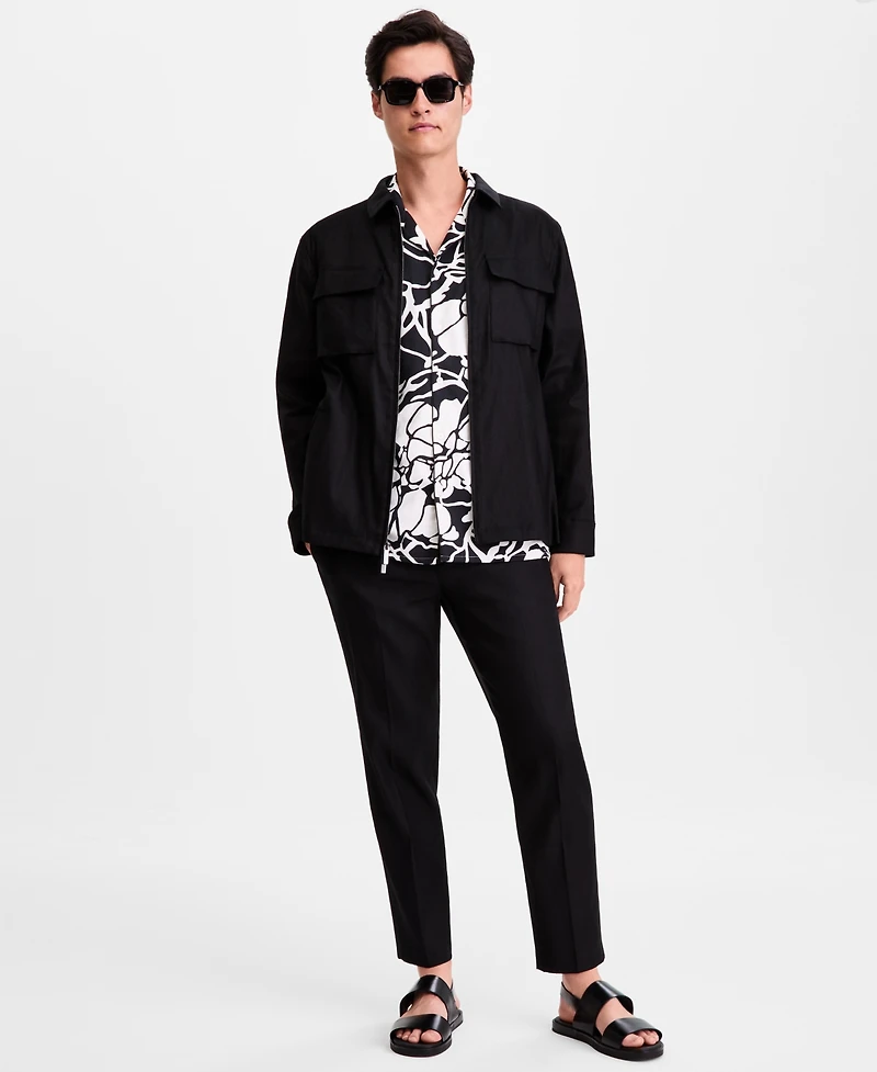 Alfani Men's Long-Sleeve Tech Shirt Jacket, Macy's Exclusive