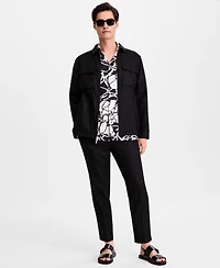 Alfani Men's Long-Sleeve Tech Shirt Jacket, Macy's Exclusive