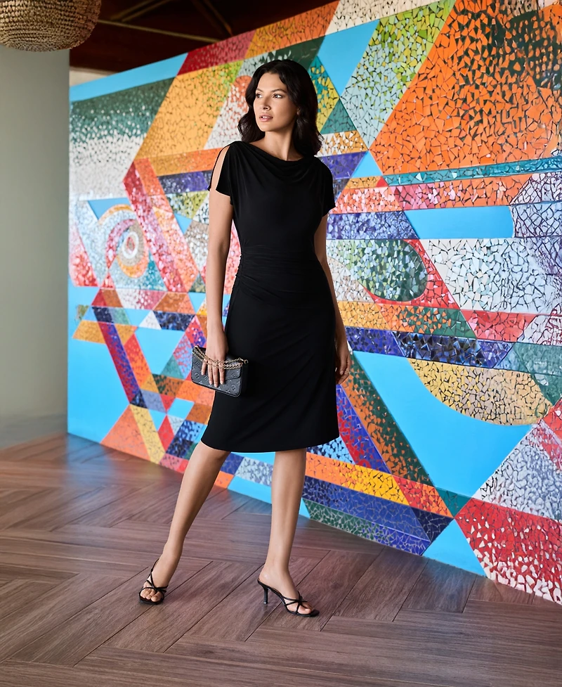 Body by Miraclesuit Women's Cowl Neck Dress